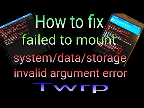 Langkah mudah atasi masalah Failed To Mount System (Invalid Argument) pada Cyrus Glory E1 via TWRP