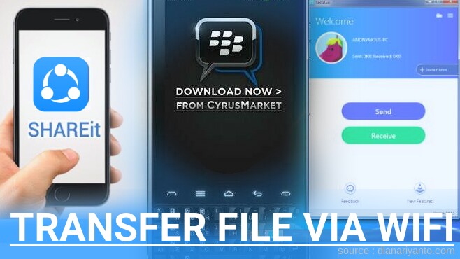 Cara Mudah Transfer File via Wifi di Cyrus Chat Menggunakan ShareIt Versi Baru