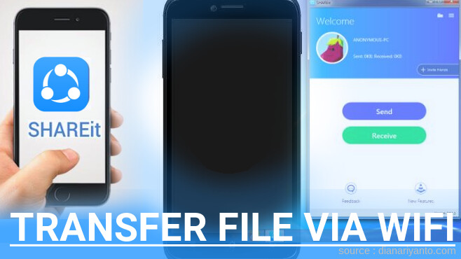 Transfer File via Wifi di Cyrus Esia MaxPic Menggunakan ShareIt Versi Baru